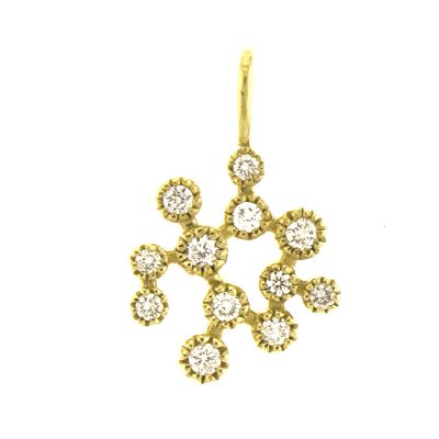 14KT Yellow Pendant Flower