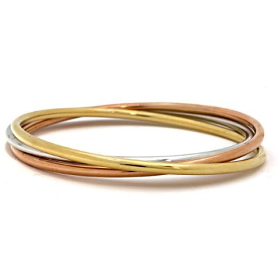 14KT 3-Color Slip-On 2.9mm X 3