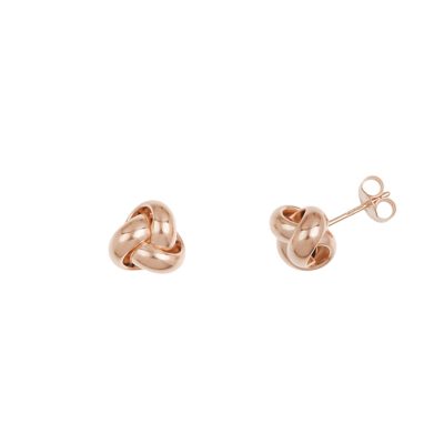14KT Pink Knot Earrings