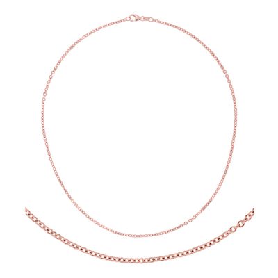 14KT Pink Cable 2.4mm
