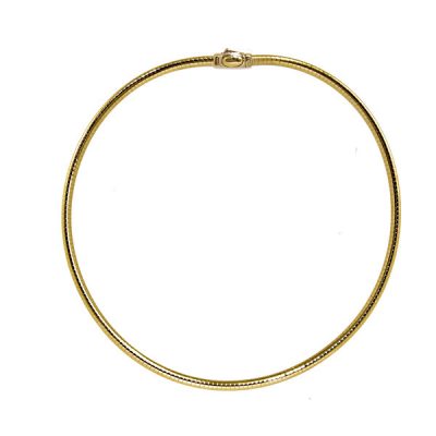 14KTW&Y Reversible Omega 4.1mm
