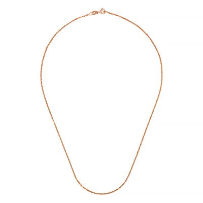 14KT Pink Chain 1.3mm Rope