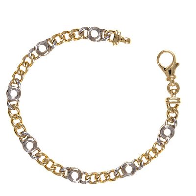 18KT Yellow Flat Link Blank
